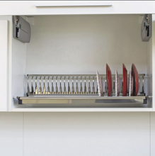 Muatkan imej ke dalam penonton Galeri, MIRAI Luxury Stainless Steel (304) L-Single Layer Dish Rack