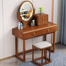 Muatkan imej ke dalam penonton Galeri, Hoover Solid Wood Dressing Table Set 0.8m to 1m