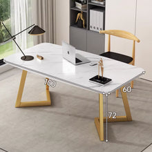 Muatkan imej ke dalam penonton Galeri, Donnelly Computer Study Work Desk Designer Leg