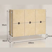 Load image into Gallery viewer, Luca Wood Entryway Storage Cabinet