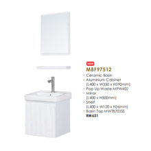 Muatkan imej ke dalam penonton Galeri, MOCHA Honeycomb Bathroom Furniture