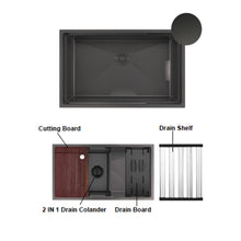 将图片加载到图库查看器,LEVANZO Workstation Volcano Texture Sink