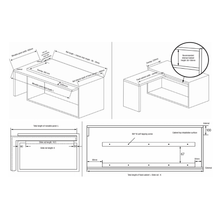 Load image into Gallery viewer, MIRAI Rotating Pull Out Extension Island With Leg