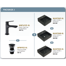 将图片加载到图库查看器,MOCHA Bathroom Basin + Sink Tap [Package)