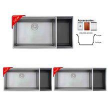 将图片加载到图库查看器,LEVANZO Durable 16G Stainless Steel DS47 Series Sink