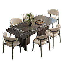 将图片加载到图库查看器,Arron Sintered Stone Full Support Base Dining Table