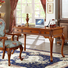 Muatkan imej ke dalam penonton Galeri, Davila American Solid Wood Design Study Work Desk
