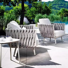 Muatkan imej ke dalam penonton Galeri, Bolton Designer Rattan Outdoor Furniture Balcony Set
