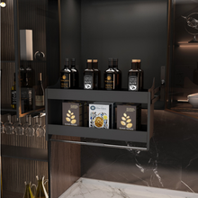 Muatkan imej ke dalam penonton Galeri, MIRAI Up And Down Storage Kit Elevator Basket With Soft Closing - Dark Grey