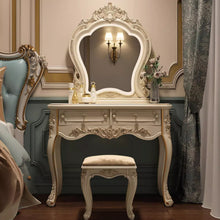 Muatkan imej ke dalam penonton Galeri, Morris European Crown Mirror Dressing Table Set 0.5m to 1.1m