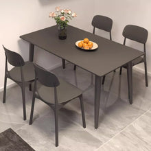 Muatkan imej ke dalam penonton Galeri, Tariq Simple Minimalist Matte Dining Table