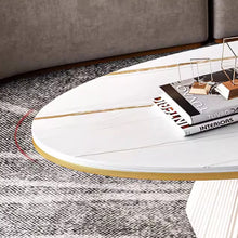 Muatkan imej ke dalam penonton Galeri, Emmie Oval Luxury Design Coffee Table
