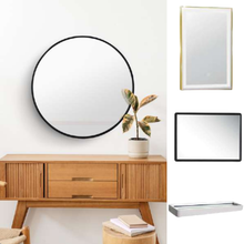 Muatkan imej ke dalam penonton Galeri, MOCHA Mirror & Shelf