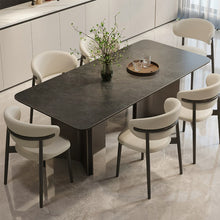将图片加载到图库查看器,Arron Sintered Stone Full Support Base Dining Table