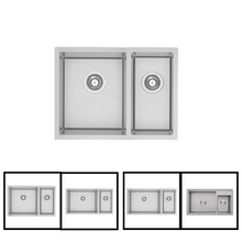 将图片加载到图库查看器,LEVANZO Ember Series Double Signature Sink