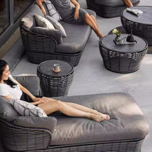 Muatkan imej ke dalam penonton Galeri, Calhoun Rattan Long Bed Outdoor Furniture