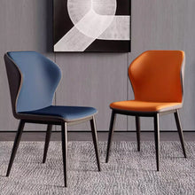 Muatkan imej ke dalam penonton Galeri, Vinny Back Posture PU Leather Dining Chair