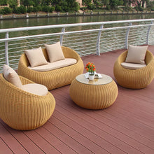 Muatkan imej ke dalam penonton Galeri, Matteo Nordic Rattan Outdoor Furniture Balcony