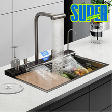 Muatkan imej ke dalam penonton Galeri, MOCHA Honeycomb Multifunctional Kitchen Sink