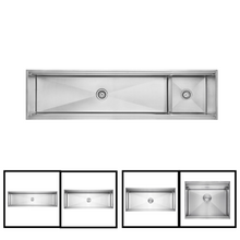 将图片加载到图库查看器,LEVANZO Workstation Sink SG Series 26 34 40 48 60 72