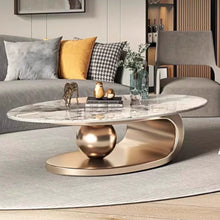 Muatkan imej ke dalam penonton Galeri, Harold Designer Slate Top Coffee Table