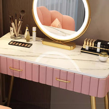 Muatkan imej ke dalam penonton Galeri, Oliwia Solid Wood Japanese Modern Dressing Table Set 0.8m to 1m
