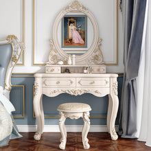 Muatkan imej ke dalam penonton Galeri, Larry European Design Dressing Table Set 0.6m to 1m