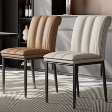 将图片加载到图库查看器,Horacio Saddle Leather Cushion Dining Chair