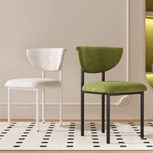 Muatkan imej ke dalam penonton Galeri, Jade Premium Velvet Fabric Dining Chair