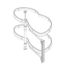 将图片加载到图库查看器,MIRAI Magic Corner Basket With Soft Closing - Dark Grey