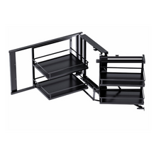 将图片加载到图库查看器,MIRAI Magic Corner Basket With Soft Closing Slide - Dark Grey