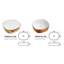Muatkan imej ke dalam penonton Galeri, SORENTO Ultra Thin Edge Color Basin
