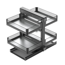 将图片加载到图库查看器,MIRAI Magic Corner Basket With Soft Closing Slide - Dark Grey