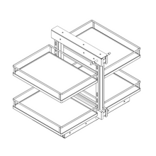 将图片加载到图库查看器,MIRAI Magic Corner Basket With Soft Closing Slide - Dark Grey