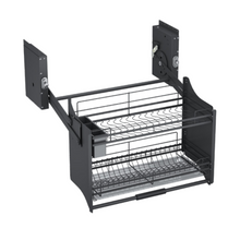 Muatkan imej ke dalam penonton Galeri, MIRAI Up & Down Storage Kit Elevator Basket - Dark Grey