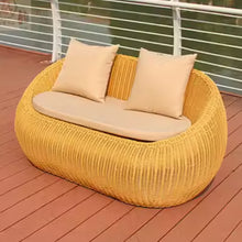 Muatkan imej ke dalam penonton Galeri, Matteo Nordic Rattan Outdoor Furniture Balcony