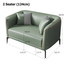 将图片加载到图库查看器,Beate PU Leather Minimalist Curve Edge Sofa