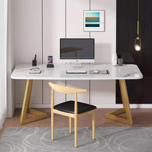 Muatkan imej ke dalam penonton Galeri, Donnelly Computer Study Work Desk Designer Leg