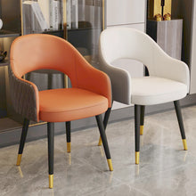 将图片加载到图库查看器,Rubio Italian Design Black Gold Leg Dining Chair