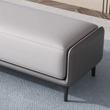 将图片加载到图库查看器,Kline Designer Lounge PU Leather Bench Fitting Room
