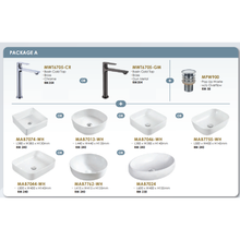 将图片加载到图库查看器,MOCHA Bathroom Basin + Sink Tap [Package)