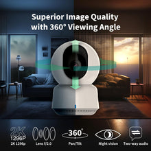 Muatkan imej ke dalam penonton Galeri, Aqara 2K Indoor Security Camera E1