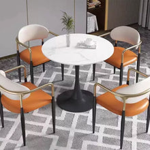 Load image into Gallery viewer, Marylou Sleek Arm PU LeatherDining Chair