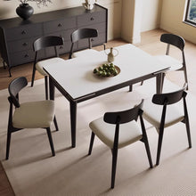 Muatkan imej ke dalam penonton Galeri, Troy White Slate Extendable Dining 1.2m to 2m