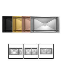 Muatkan imej ke dalam penonton Galeri, VULCANO SUS304 Stainless Steel Nano Sink Handmade Kitchen Sink