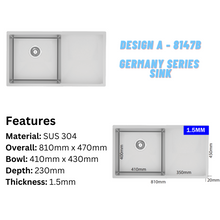 将图片加载到图库查看器,LEVENZO Germany Series Sink