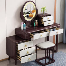 Muatkan imej ke dalam penonton Galeri, Hoover Solid Wood Dressing Table Set 0.8m to 1m