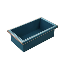 Load image into Gallery viewer, MIRAI Deep & Shallow Leather Basket