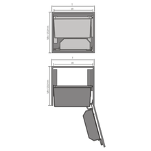 将图片加载到图库查看器,MIRAI Ground Moving Aluminium Basket (Attach With Door)