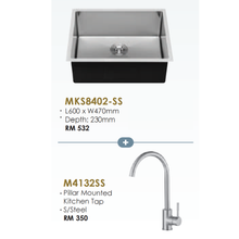 Load image into Gallery viewer, MOCHA Handmade Kitchen Sink